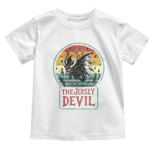 The Jersey Devil Toddler T Shirt Retro Vintage New Jersey Cryptid TS12 White Print Your Wear