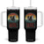 The Jersey Devil Tumbler With Handle Retro Vintage New Jersey Cryptid TS12 One Size: 40 oz Black Print Your Wear