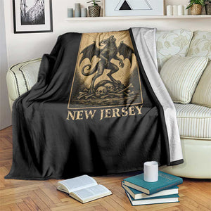 Jersey Devil Throw Blanket Gothic Horror Gift Pine Barrens New Jersey TS12 Print Your Wear