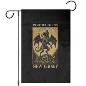Jersey Devil Garden Flag Gothic Horror Gift Pine Barrens New Jersey TS12 Black Print Your Wear