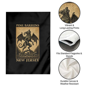 Jersey Devil Garden Flag Gothic Horror Gift Pine Barrens New Jersey TS12 Print Your Wear