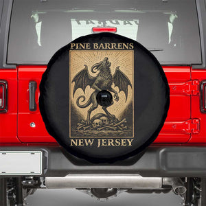 Jersey Devil Spare Tire Cover Gothic Horror Gift Pine Barrens New Jersey TS12 Black Print Your Wear