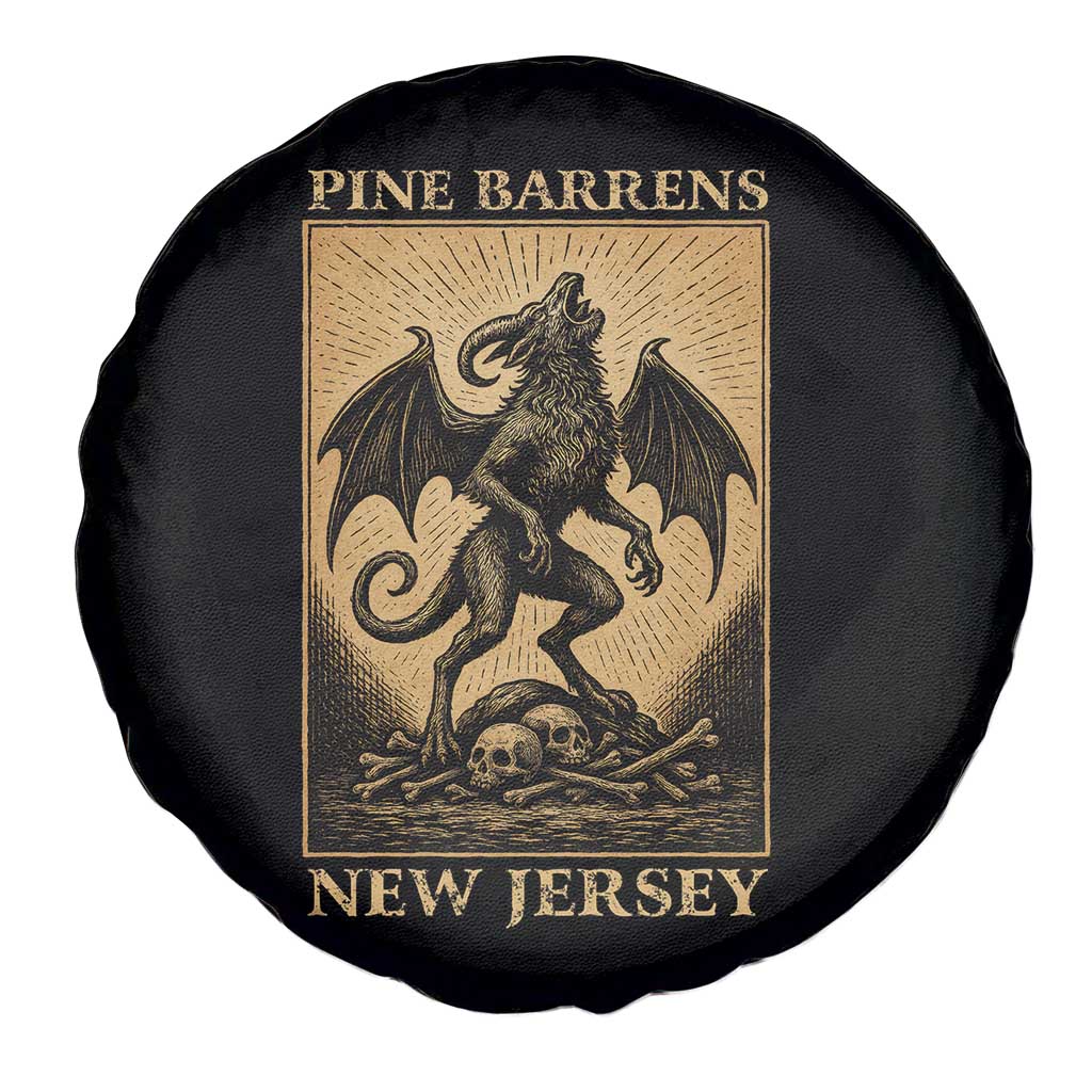 Jersey Devil Spare Tire Cover Gothic Horror Gift Pine Barrens New Jersey TS12 Print Your Wear