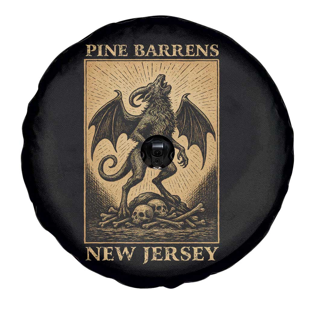 Jersey Devil Spare Tire Cover Gothic Horror Gift Pine Barrens New Jersey TS12 Print Your Wear