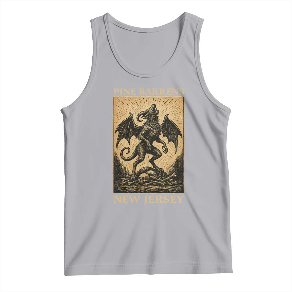 Jersey Devil Tank Top Gothic Horror Gift Pine Barrens New Jersey TS12 Athletic Heather Print Your Wear