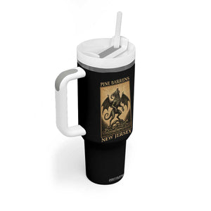 Jersey Devil Tumbler With Handle Gothic Horror Gift Pine Barrens New Jersey TS12 Print Your Wear