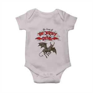 Jersey Devil Baby Onesie The Curse Of The Cryptid Gothic Horror Gift TS12 Ice Gray Print Your Wear