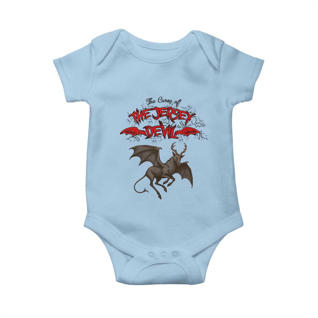 Jersey Devil Baby Onesie The Curse Of The Cryptid Gothic Horror Gift TS12 Light Blue Print Your Wear