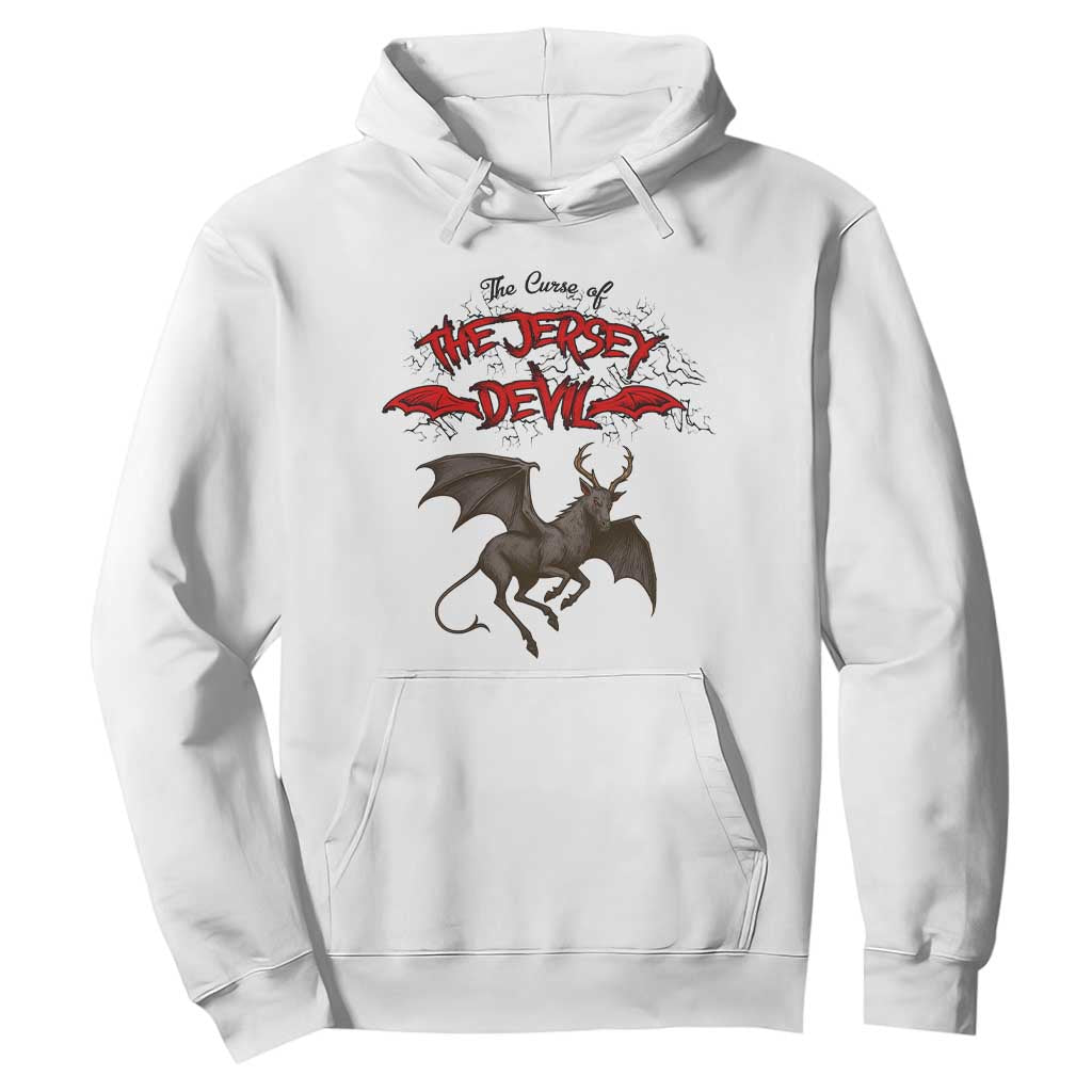 Jersey Devil Hoodie The Curse Of The Cryptid Gothic Horror Gift TS12 White Print Your Wear