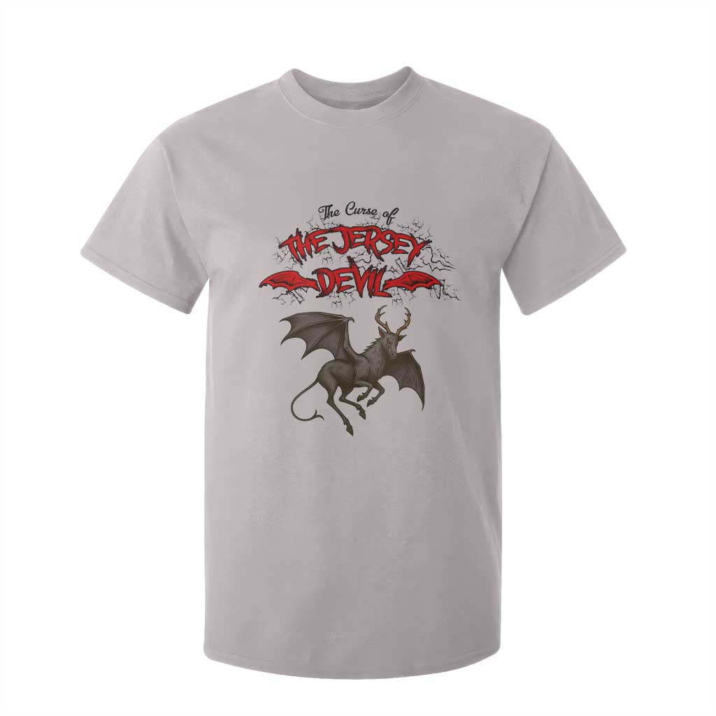 Jersey Devil T Shirt For Kid The Curse Of The Cryptid Gothic Horror Gift TS12 Ice Gray Print Your Wear