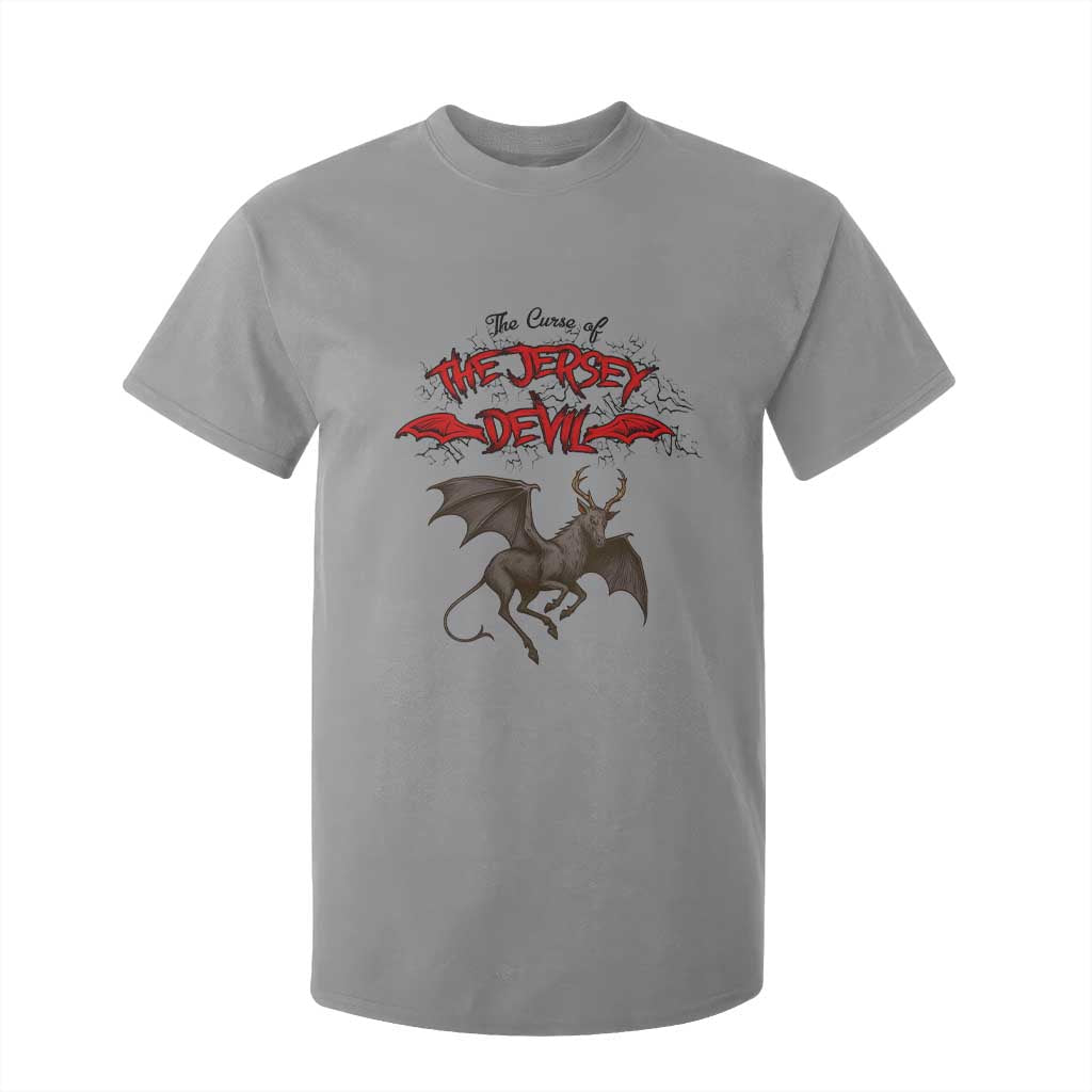 Jersey Devil T Shirt For Kid The Curse Of The Cryptid Gothic Horror Gift TS12 Sport Gray Print Your Wear