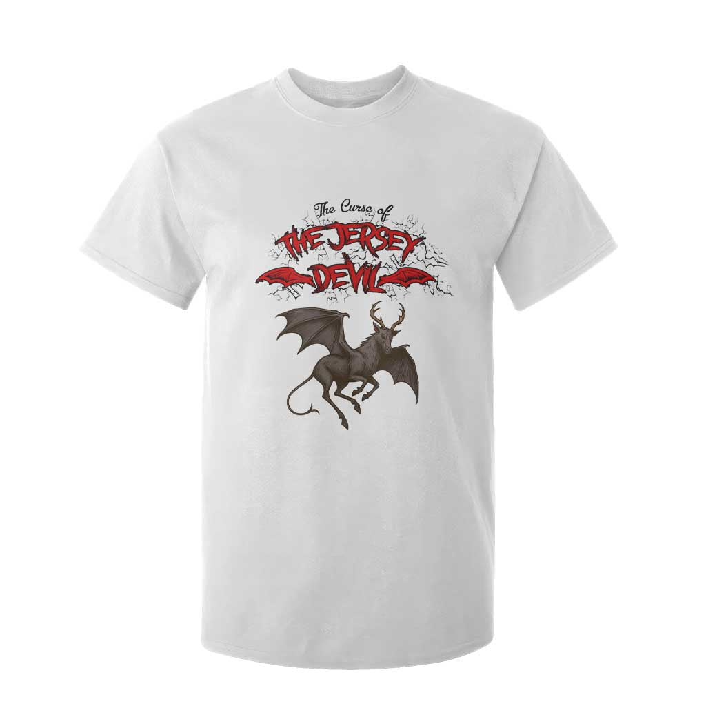 Jersey Devil T Shirt For Kid The Curse Of The Cryptid Gothic Horror Gift TS12 White Print Your Wear