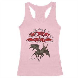 Jersey Devil Racerback Tank Top The Curse Of The Cryptid Gothic Horror Gift TS12 Light Pink Print Your Wear