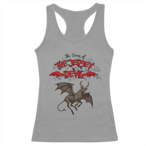 Jersey Devil Racerback Tank Top The Curse Of The Cryptid Gothic Horror Gift TS12 Sport Gray Print Your Wear