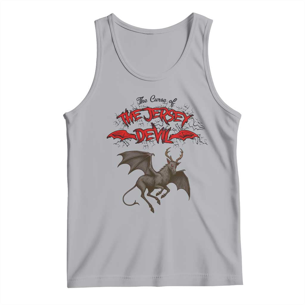 Jersey Devil Tank Top The Curse Of The Cryptid Gothic Horror Gift TS12 Athletic Heather Print Your Wear
