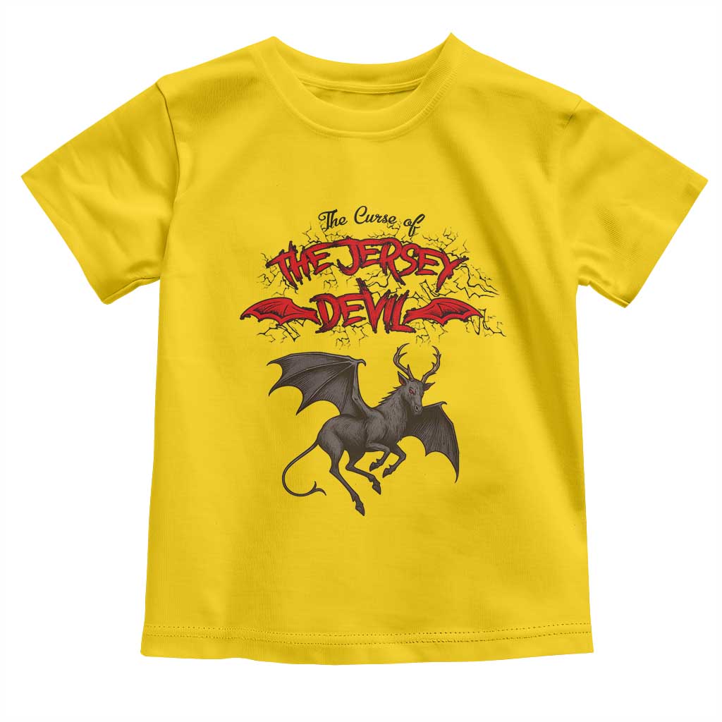 Jersey Devil Toddler T Shirt The Curse Of The Cryptid Gothic Horror Gift TS12 Daisy Print Your Wear