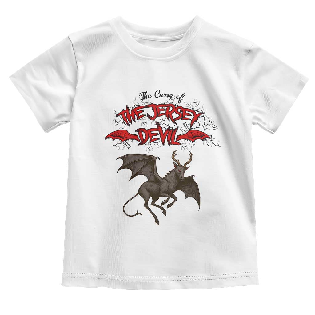 Jersey Devil Toddler T Shirt The Curse Of The Cryptid Gothic Horror Gift TS12 White Print Your Wear