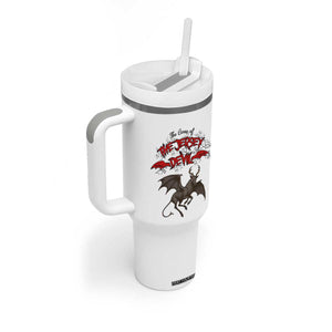 Jersey Devil Tumbler With Handle The Curse Of The Cryptid Gothic Horror Gift TS12 Print Your Wear