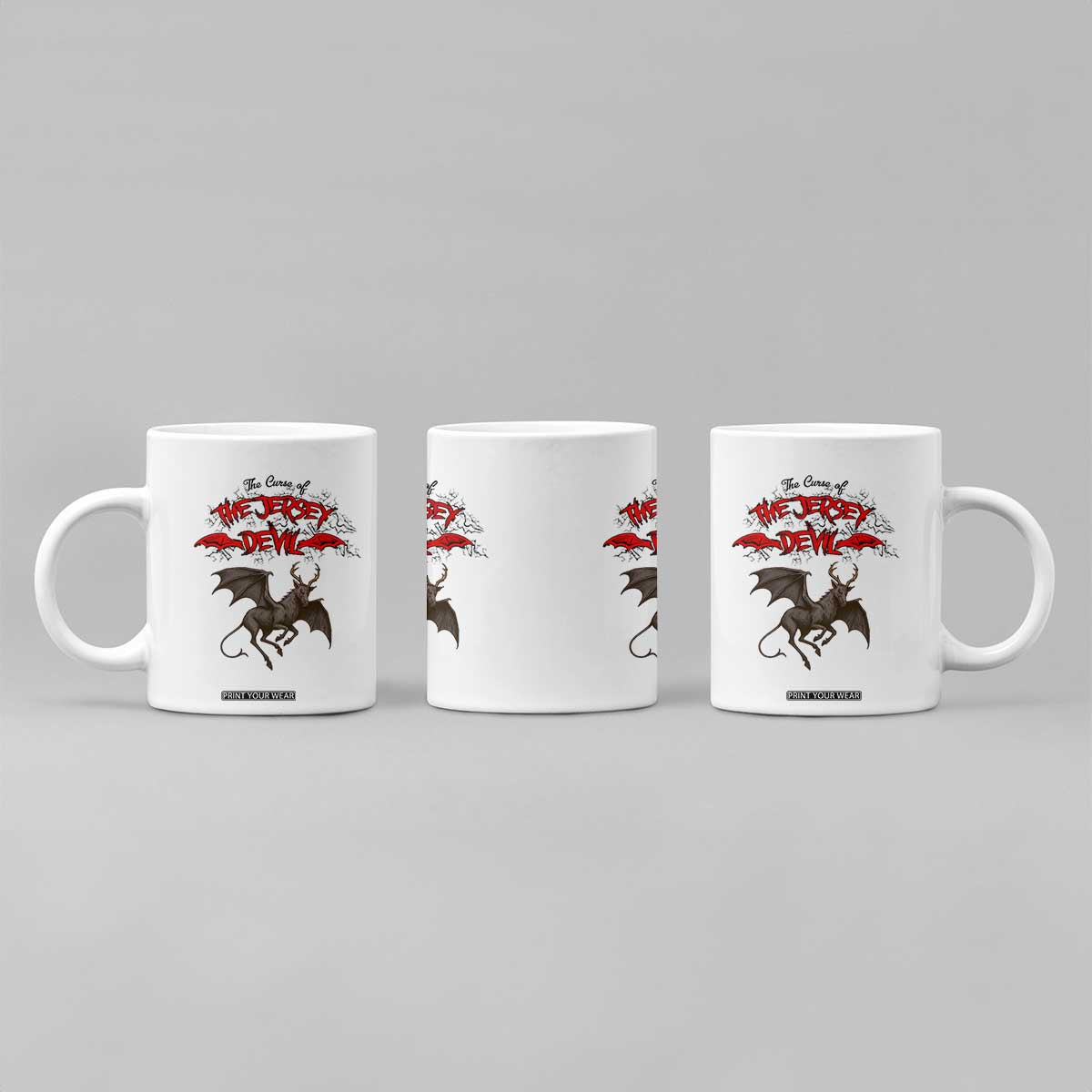 Jersey Devil Coffee Mug The Curse Of The Cryptid Gothic Horror Gift TS12 Print Your Wear