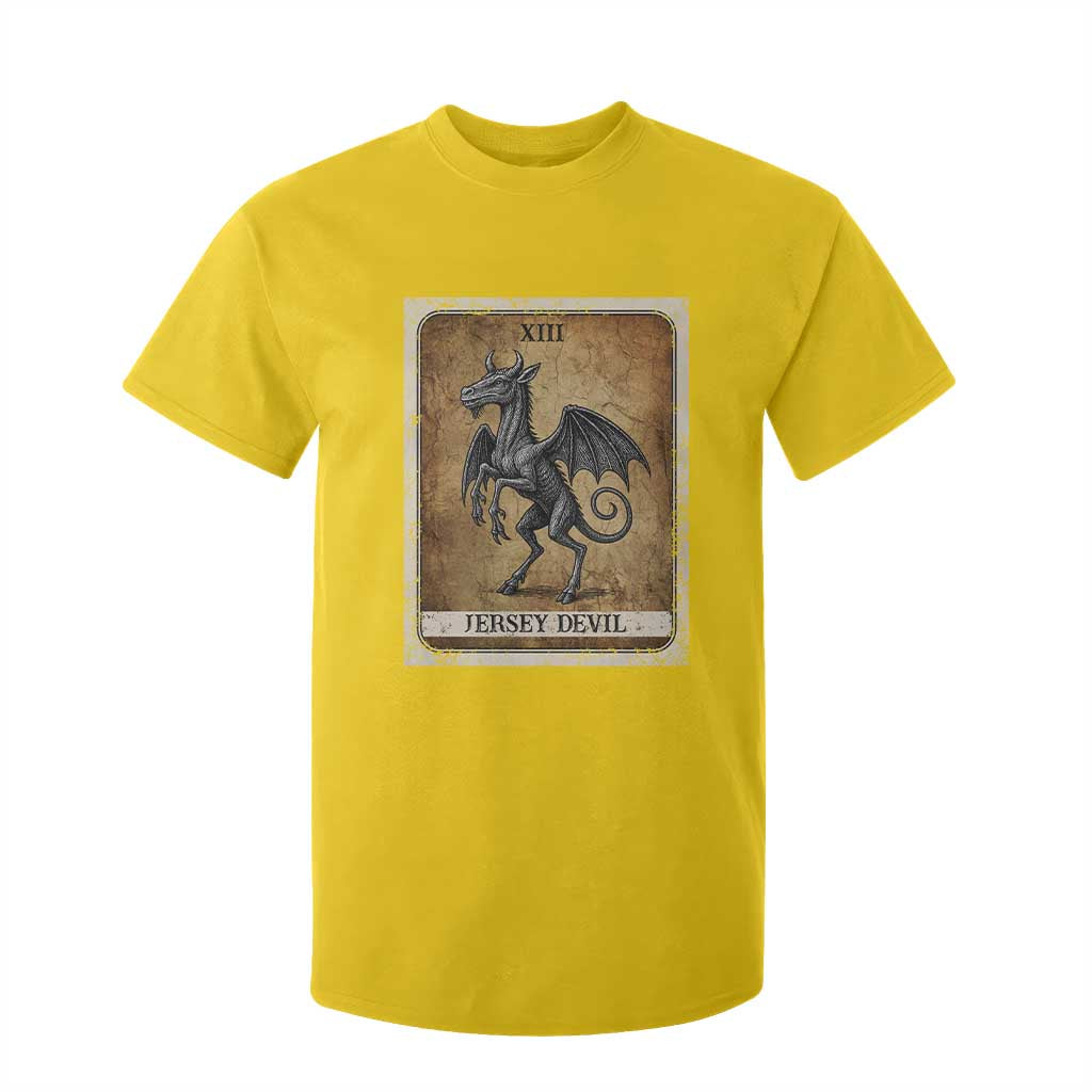 Jersey Devil T Shirt For Kid Horror Tarot Card Urban Legends Gift TS12 Daisy Print Your Wear