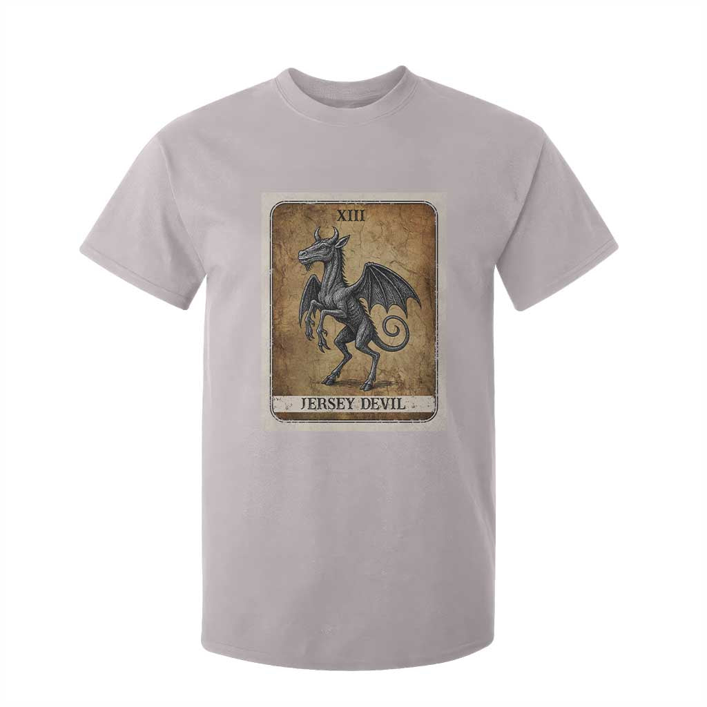 Jersey Devil T Shirt For Kid Horror Tarot Card Urban Legends Gift TS12 Ice Gray Print Your Wear