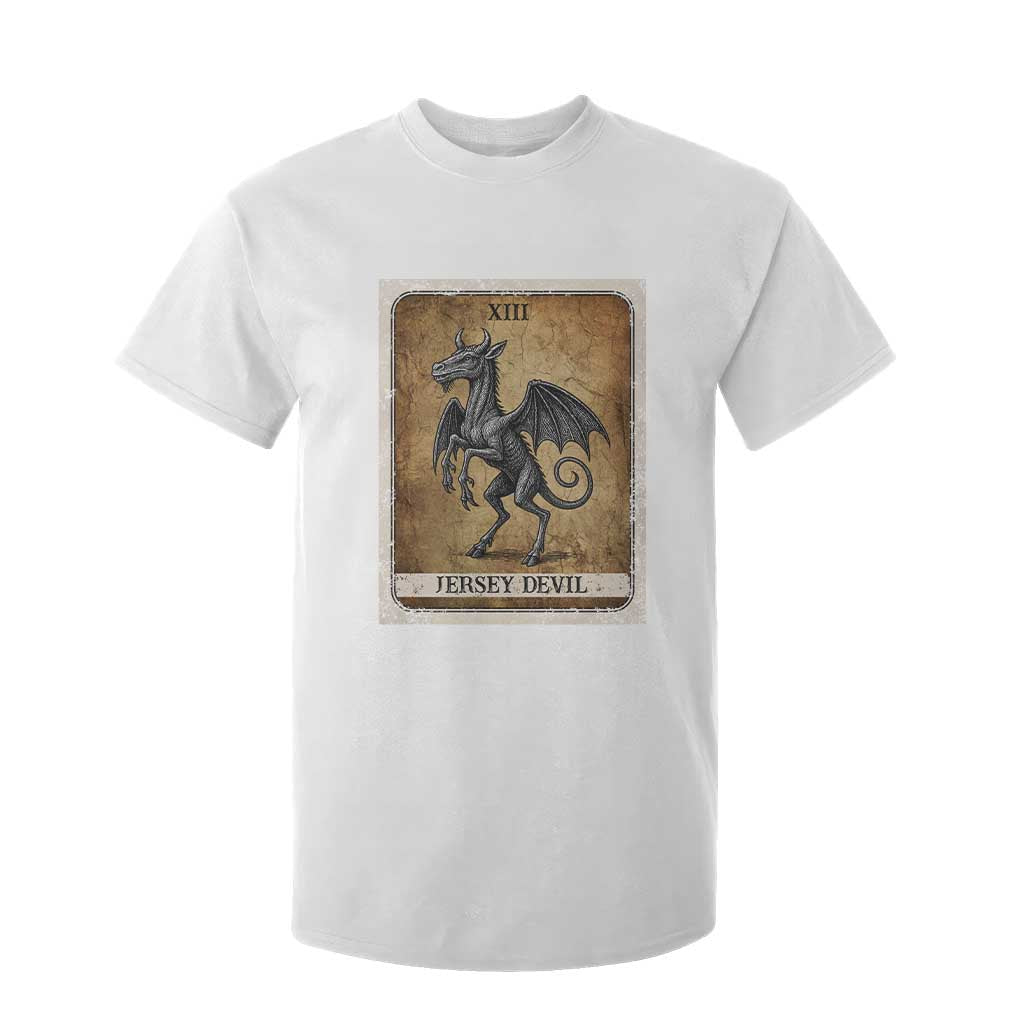 Jersey Devil T Shirt For Kid Horror Tarot Card Urban Legends Gift TS12 White Print Your Wear