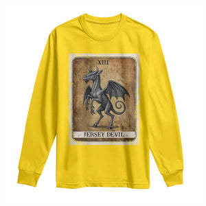 Jersey Devil Long Sleeve Shirt Horror Tarot Card Urban Legends Gift TS12 Daisy Print Your Wear