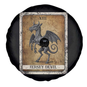 Jersey Devil Spare Tire Cover Horror Tarot Card Urban Legends Gift TS12 Print Your Wear