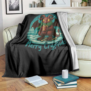 Jersey Devil Throw Blanket Merry Cryptidmas Funny Christmas Gift TS12 Print Your Wear