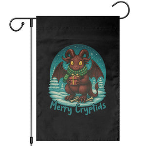 Jersey Devil Garden Flag Merry Cryptidmas Funny Christmas Gift TS12 Black Print Your Wear