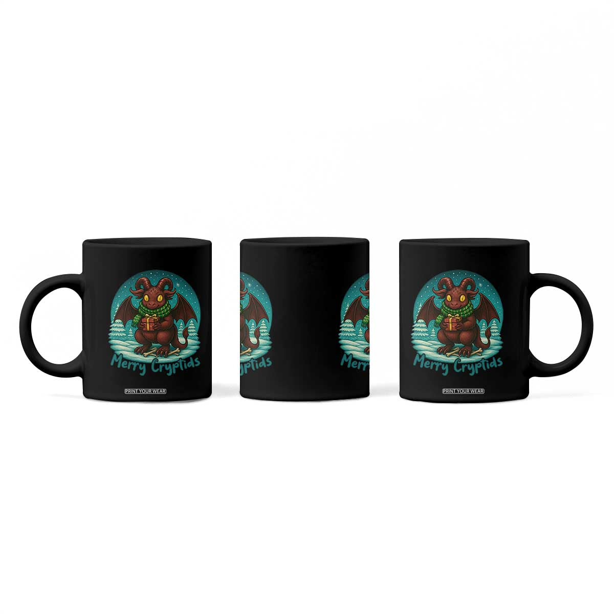 Jersey Devil Coffee Mug Merry Cryptidmas Funny Christmas Gift TS12 Print Your Wear