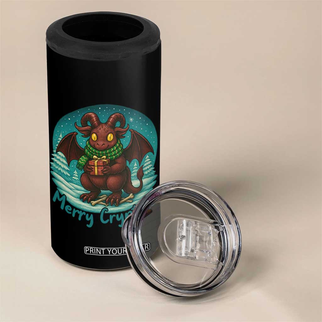 Jersey Devil 4 in 1 Can Cooler Tumbler Merry Cryptidmas Funny Christmas Gift TS12 Print Your Wear