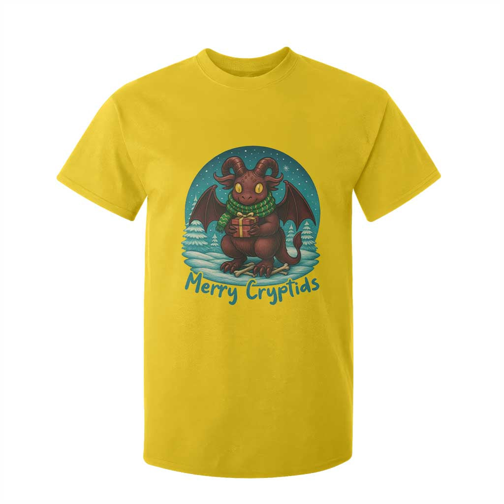 Jersey Devil T Shirt For Kid Merry Cryptidmas Funny Christmas Gift TS12 Daisy Print Your Wear