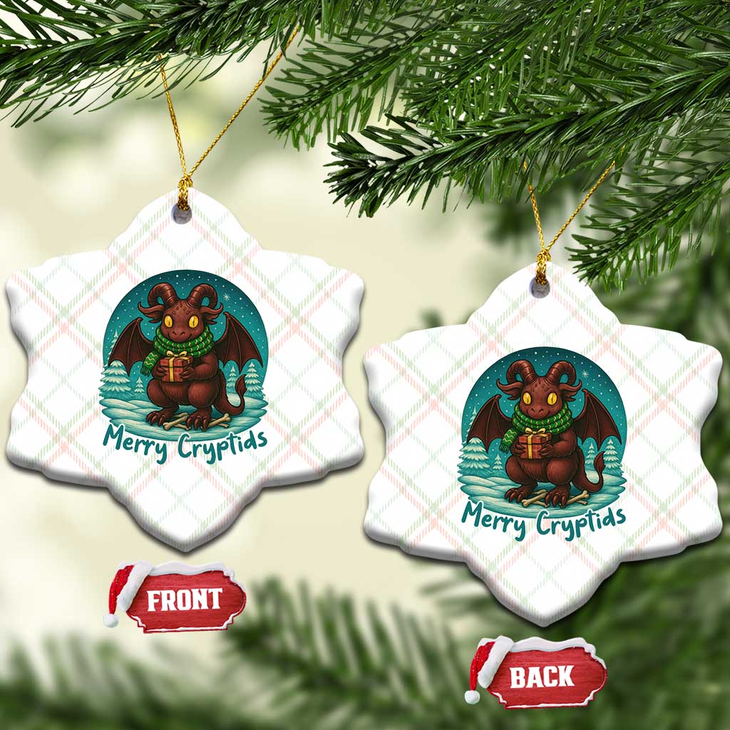 Jersey Devil Ceramic Ornament Merry Cryptidmas Funny Xmas Gift TS12 Print Your Wear