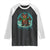 Jersey Devil Raglan Shirt Merry Cryptidmas Funny Christmas Gift TS12 Black White Print Your Wear