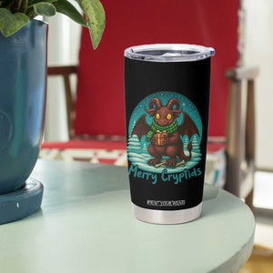 Jersey Devil Tumbler Cup Merry Cryptidmas Funny Christmas Gift TS12 Print Your Wear