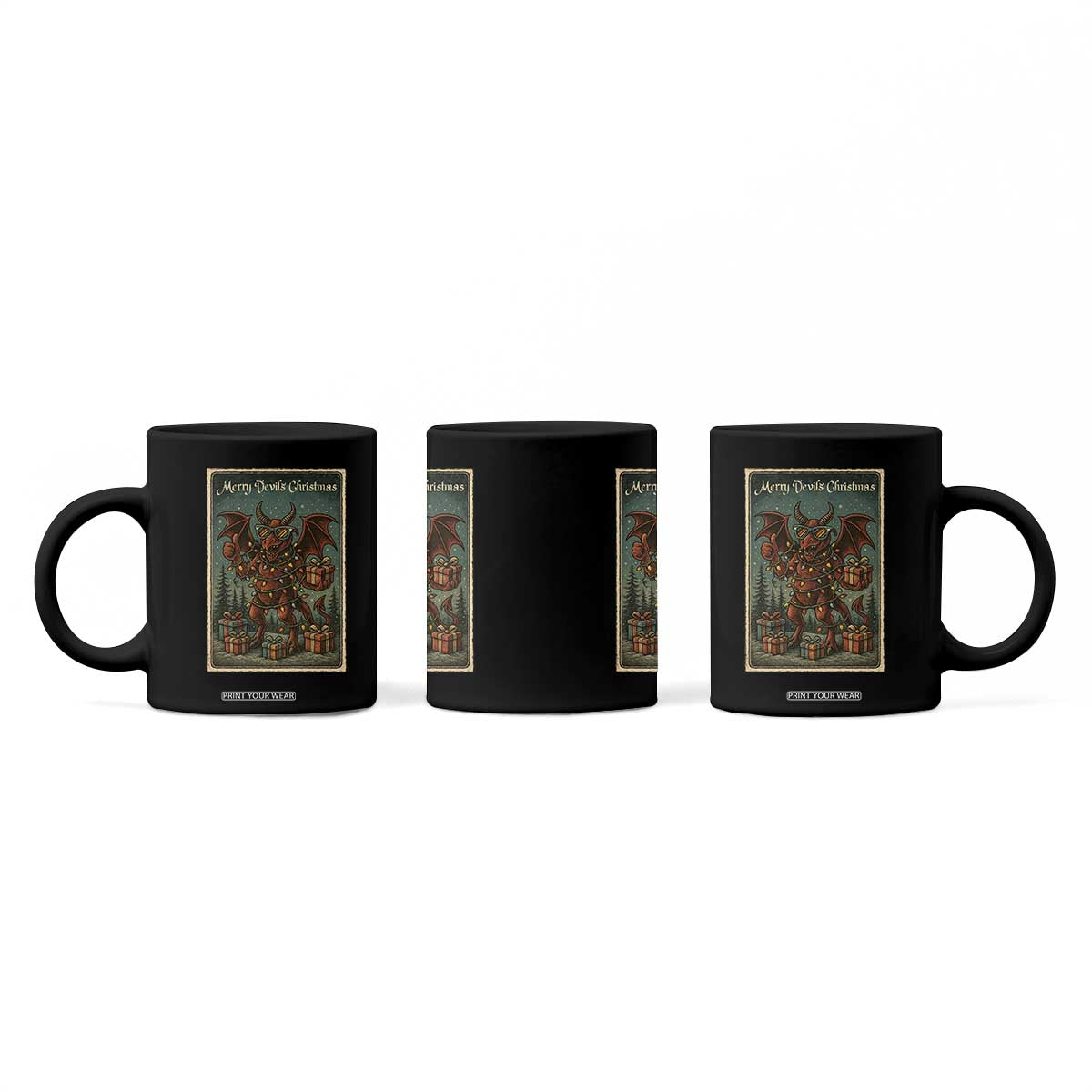 Jersey Devil Merry Devils Christmas Gift Coffee Mug TS12 Print Your Wear