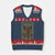 Jersey Devil Merry Devils Xmas Gift V-Neck Knit Sweater Vest TS12 Navy Red Print Your Wear