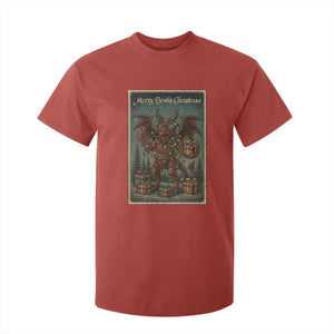 Jersey Devil Merry Devils Christmas Gift T Shirt For Kid TS12 Red Print Your Wear