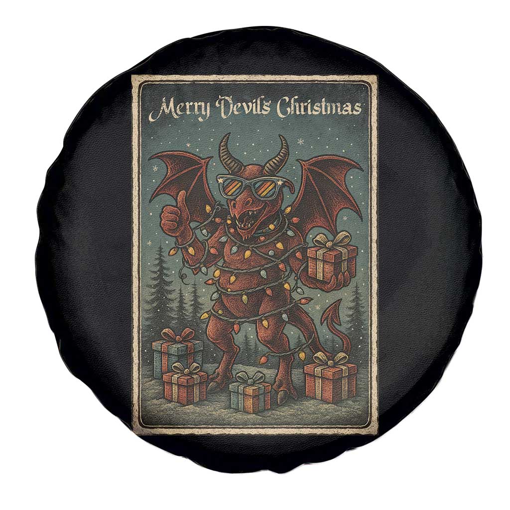 Jersey Devil Merry Devils Christmas Gift Spare Tire Cover TS12 Print Your Wear