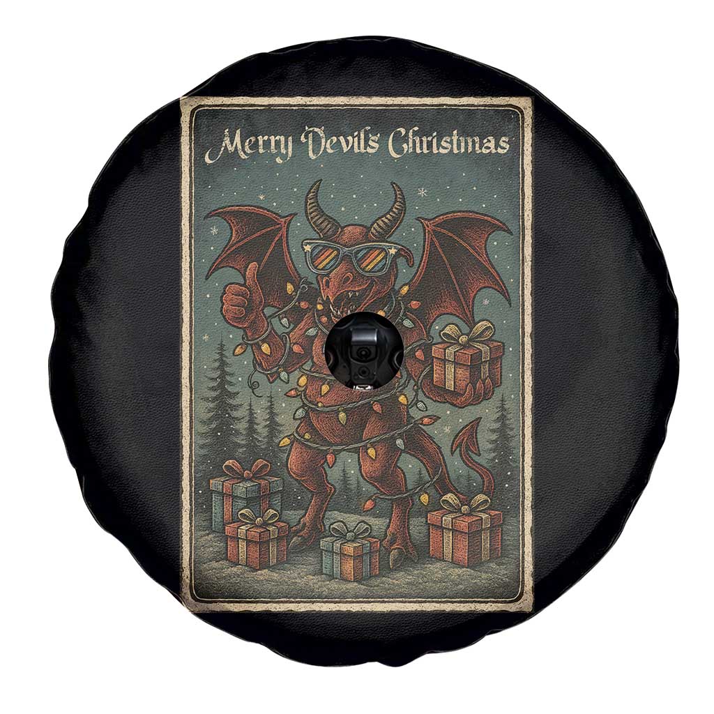 Jersey Devil Merry Devils Christmas Gift Spare Tire Cover TS12 Print Your Wear