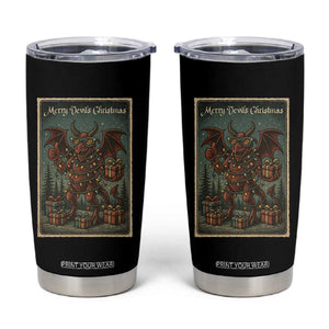 Jersey Devil Merry Devils Christmas Gift Tumbler Cup TS12 Black Print Your Wear