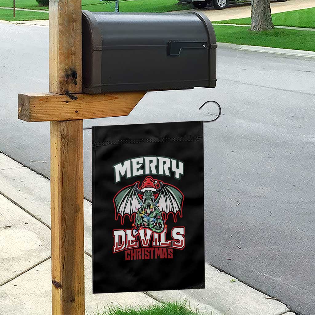 Jersey Devil Garden Flag Merry Devils Christmas Cryptid Gift TS12 Print Your Wear