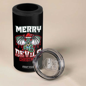 Jersey Devil 4 in 1 Can Cooler Tumbler Merry Devils Christmas Cryptid Gift TS12 Print Your Wear