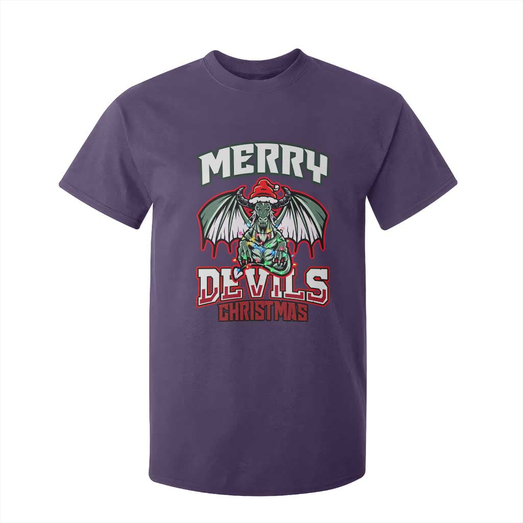 Jersey Devil T Shirt For Kid Merry Devils Christmas Cryptid Gift TS12 Purple Print Your Wear