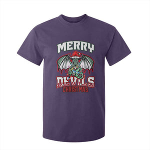 Jersey Devil T Shirt For Kid Merry Devils Christmas Cryptid Gift TS12 Purple Print Your Wear