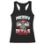 Jersey Devil Racerback Tank Top Merry Devils Christmas Cryptid Gift TS12 Black Print Your Wear