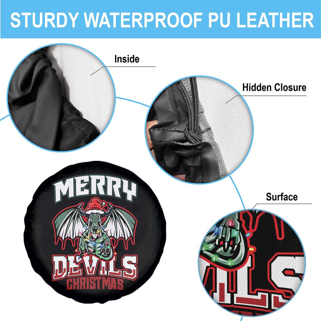 Jersey Devil Spare Tire Cover Merry Devils Christmas Cryptid Gift TS12 Print Your Wear