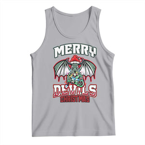 Jersey Devil Tank Top Merry Devils Christmas Cryptid Gift TS12 Athletic Heather Print Your Wear
