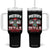 Jersey Devil Tumbler With Handle Merry Devils Christmas Cryptid Gift TS12 One Size: 40 oz Black Print Your Wear